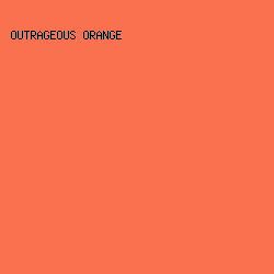 fa7150 - Outrageous Orange color image preview