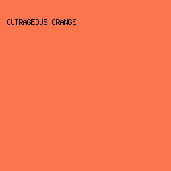 fd754d - Outrageous Orange color image preview