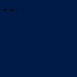 001B47 - Oxford Blue color image preview