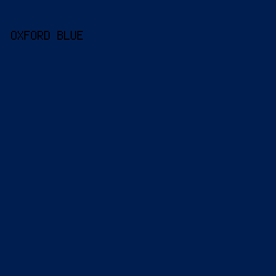 001E50 - Oxford Blue color image preview