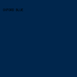 00264d - Oxford Blue color image preview