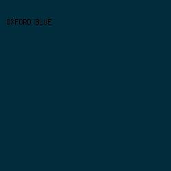 002C3C - Oxford Blue color image preview