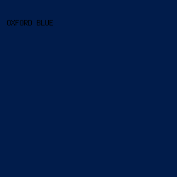 011C4B - Oxford Blue color image preview