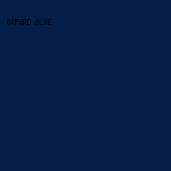 031E49 - Oxford Blue color image preview