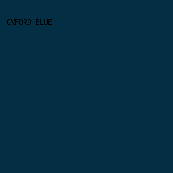 032e44 - Oxford Blue color image preview