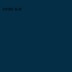 032e45 - Oxford Blue color image preview