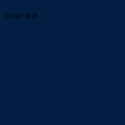 041E43 - Oxford Blue color image preview