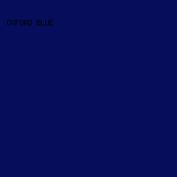060e5c - Oxford Blue color image preview
