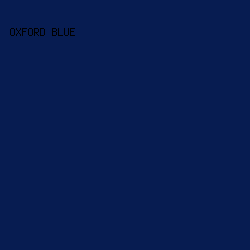 071C51 - Oxford Blue color image preview