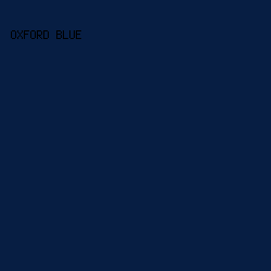 071e43 - Oxford Blue color image preview
