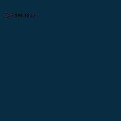 082d43 - Oxford Blue color image preview