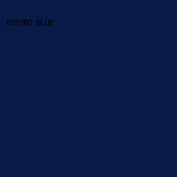 091A48 - Oxford Blue color image preview