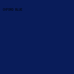 091c5a - Oxford Blue color image preview