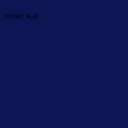 0C1654 - Oxford Blue color image preview