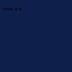 0F1F4C - Oxford Blue color image preview