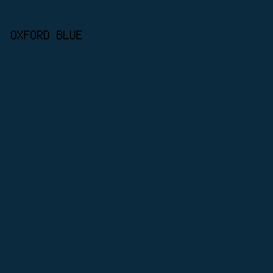 0b2a3d - Oxford Blue color image preview