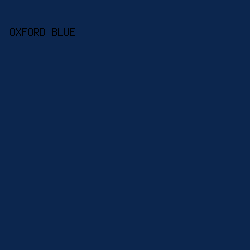 0c264e - Oxford Blue color image preview