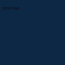 0c2744 - Oxford Blue color image preview