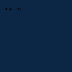 0c2746 - Oxford Blue color image preview