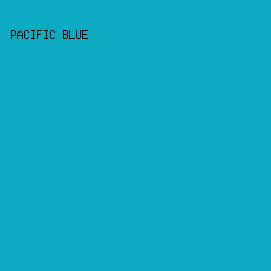 0daac3 - Pacific Blue color image preview