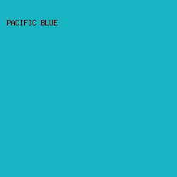 17B3C0 - Pacific Blue color image preview