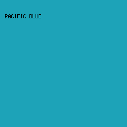 1DA3B8 - Pacific Blue color image preview