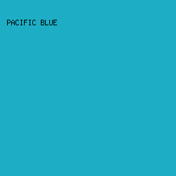 1DAEC6 - Pacific Blue color image preview