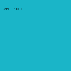 1ab5c8 - Pacific Blue color image preview