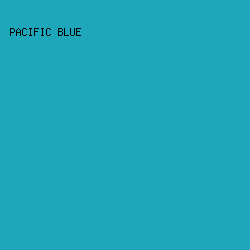 1ea6bb - Pacific Blue color image preview