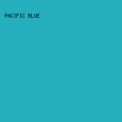 25aebc - Pacific Blue color image preview