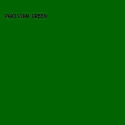 006600 - Pakistan Green color image preview