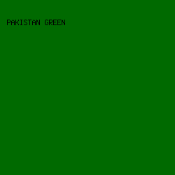 006A00 - Pakistan Green color image preview