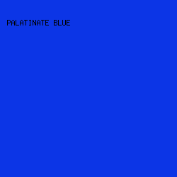 0C35E6 - Palatinate Blue color image preview