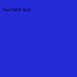 2529d8 - Palatinate Blue color image preview