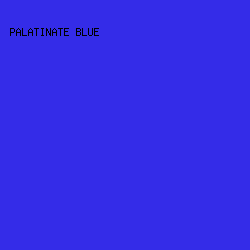 342CE8 - Palatinate Blue color image preview