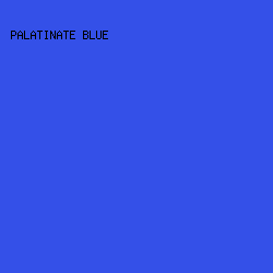 3450e8 - Palatinate Blue color image preview