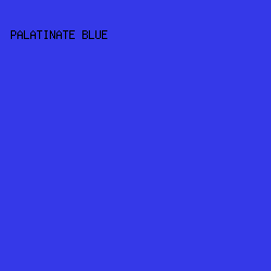 3539E8 - Palatinate Blue color image preview