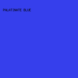 363fec - Palatinate Blue color image preview