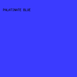 3B3BFF - Palatinate Blue color image preview
