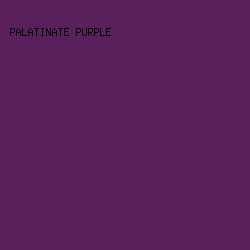 5A205B - Palatinate Purple color image preview