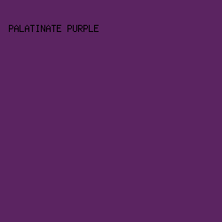 5B2461 - Palatinate Purple color image preview