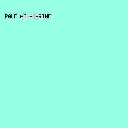 97FFE1 - Pale Aquamarine color image preview