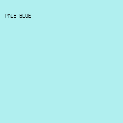 b0efef - Pale Blue color image preview