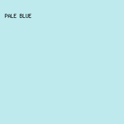 bee9ed - Pale Blue color image preview