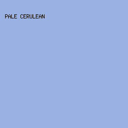 9AB2E3 - Pale Cerulean color image preview