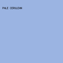 9BB4E2 - Pale Cerulean color image preview