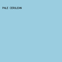 9acde0 - Pale Cerulean color image preview