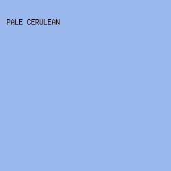 9bb8ed - Pale Cerulean color image preview