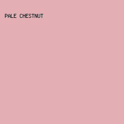 E3AFB4 - Pale Chestnut color image preview