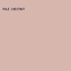 d7b6af - Pale Chestnut color image preview